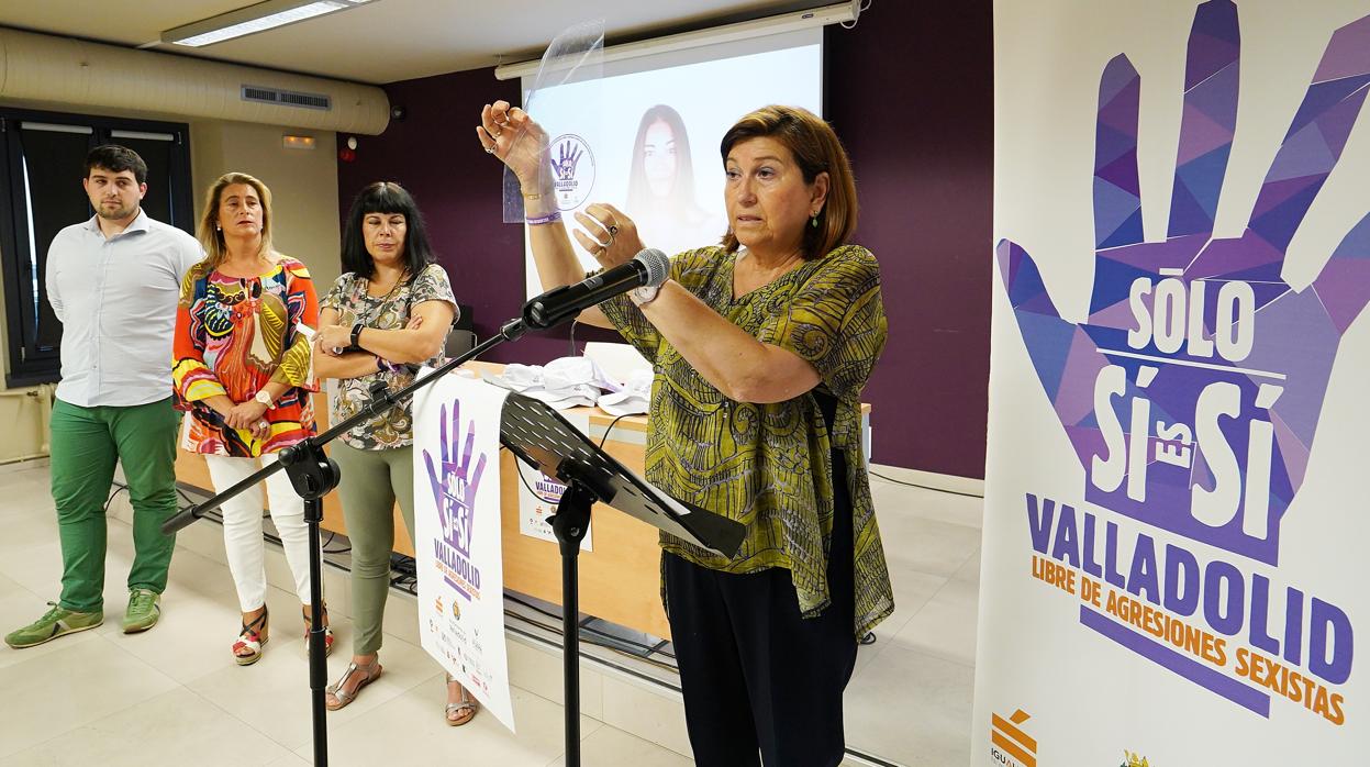 Presentación de la campaña «Sólo sí es sí» en Valladolid