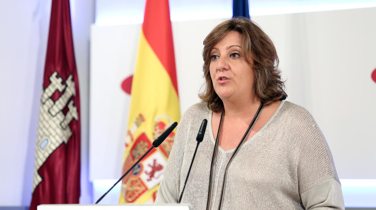 Patricia Franco y Blanca Fernández, durante la rueda de prensa