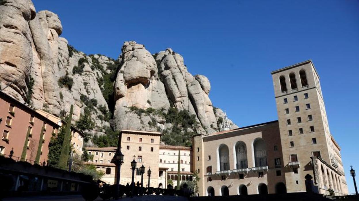 Una imagen del monasterio de Montserrat