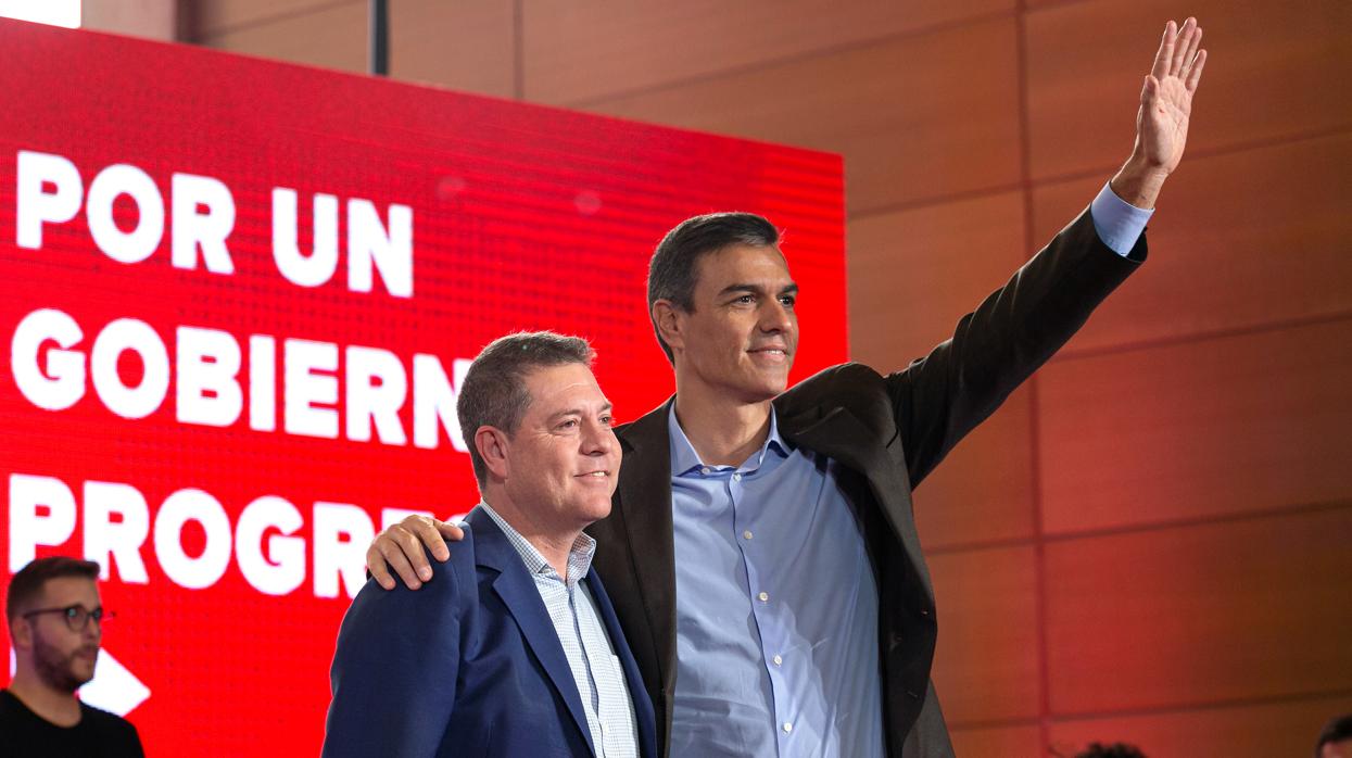 Pedro Sánchez y Emiliano García-Page este sábado en Toledo