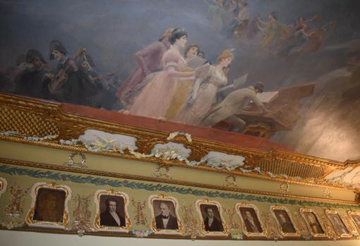 La sala de música era la estancia preferida de la Infanta en donde se celebraban veladas musicales