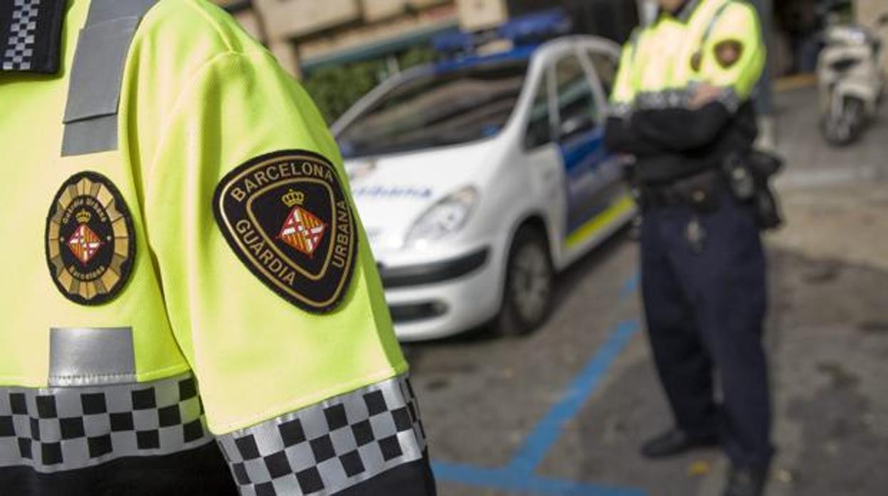 Agentes de la Guardia Urbana de Barcelona