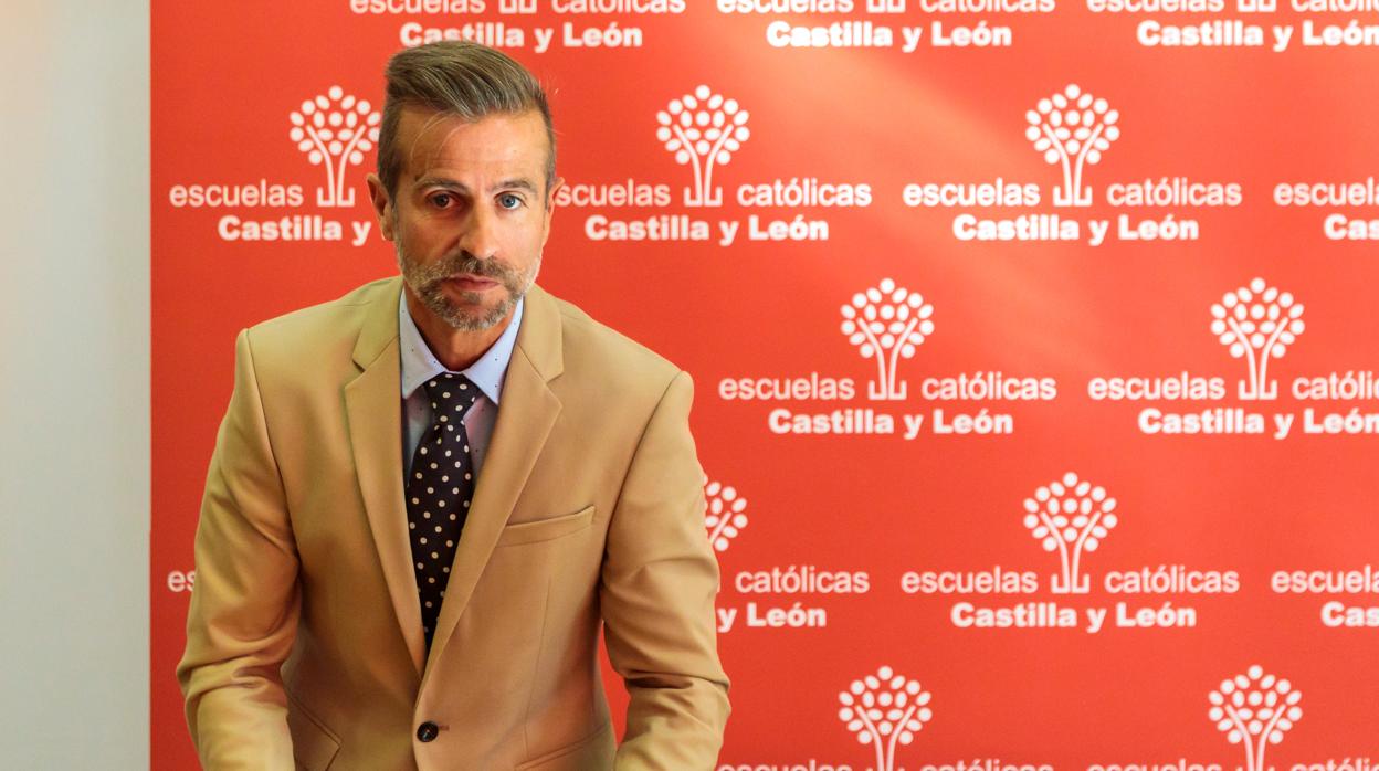 El secretario autonómico de Escuelas Católicas de Castilla y León, Leandro Roldán Maza