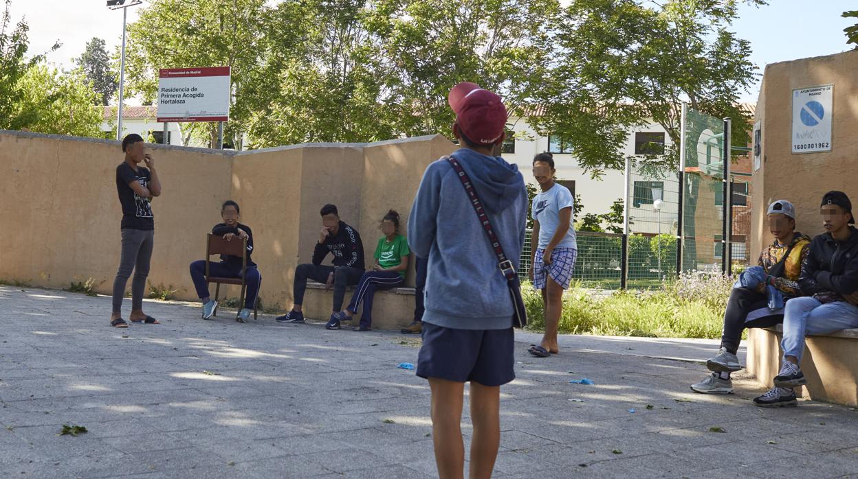 Menores inmigrantes no acompañados en Hortaleza