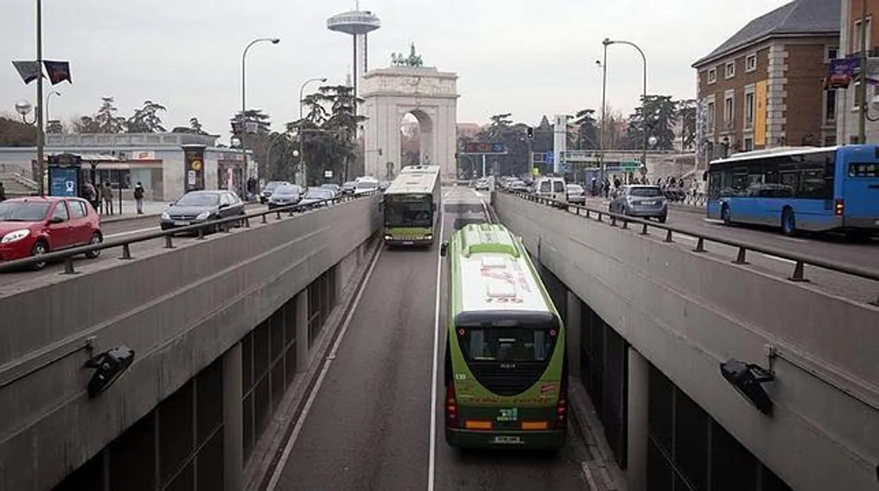 Autobuses interurbanos en Moncloa