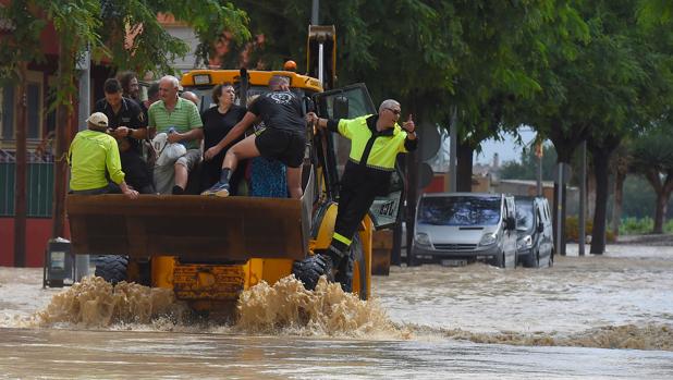 Muere una quinta persona por la gota fría en Orihuela