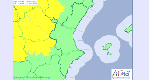 Gota fría: nuevo pronóstico para este domingo en Valencia, Alicante y Castellón