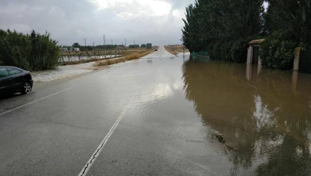 Fuertes lluvias y varias carreteras afectadas en la provincia de Toledo