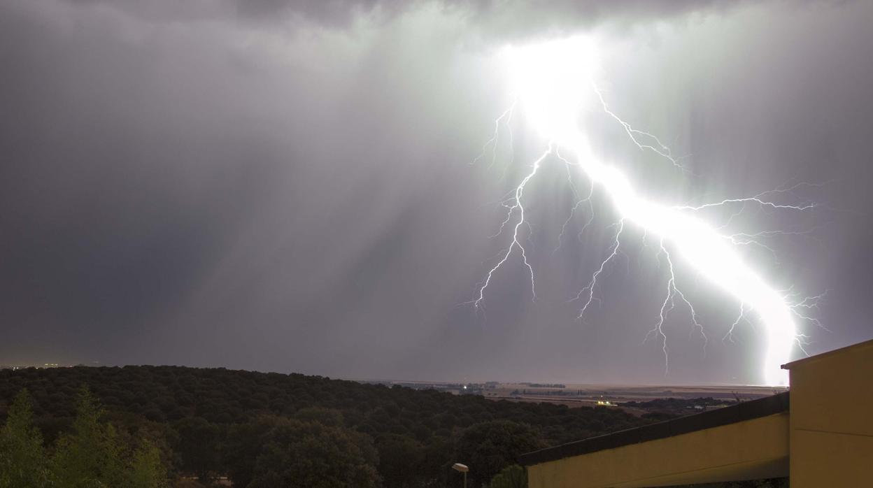 En las últimas horas se han producido en Castilla y León fuertes tormentas eléctricas