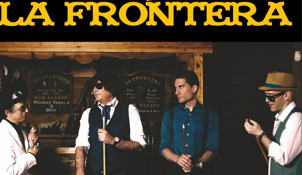 El grupo de rock La Frontera, creado a mediados de los años ochenta, actúa en Mora