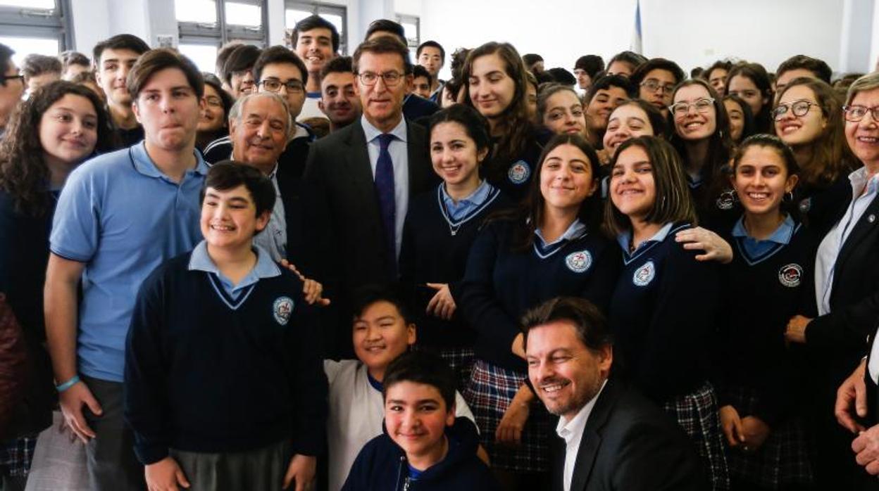 Feijóo, esta semana en Buenos Aires con estudiantes de la comunidad gallega