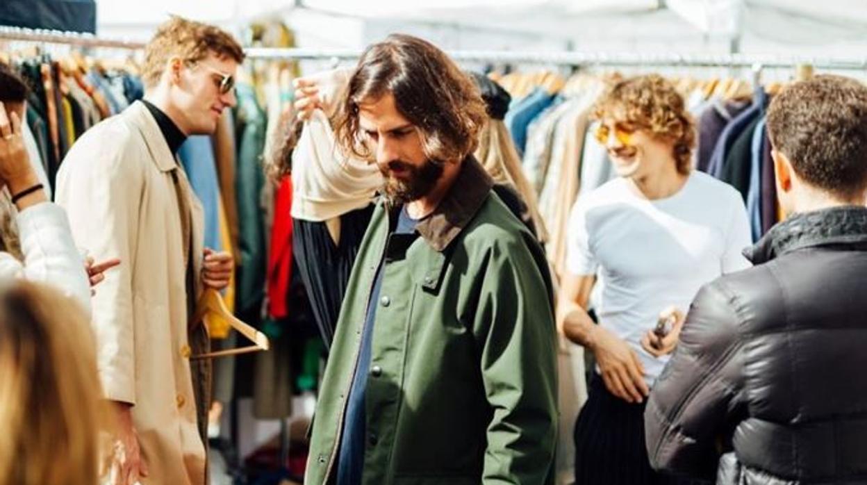 Jóvenes, durante una edición de Lost&amp;Found Market