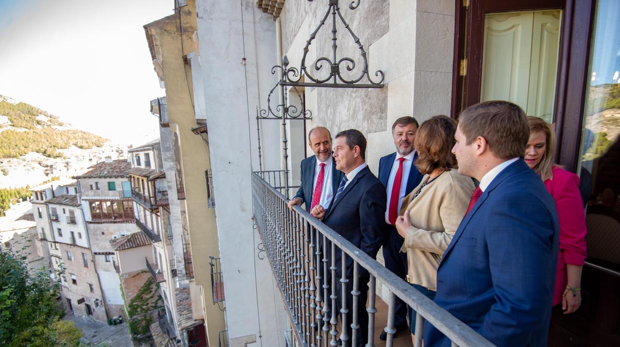 Visita a Cuenca del presidente de Castilla-La Mancha, Emiliano García-Page