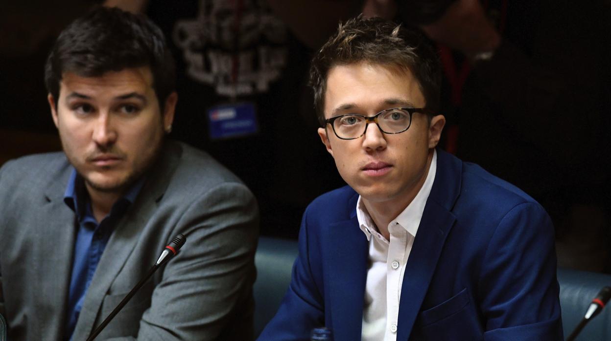 Íñigo Errejón junto a Pablo Gómez Perpinyá