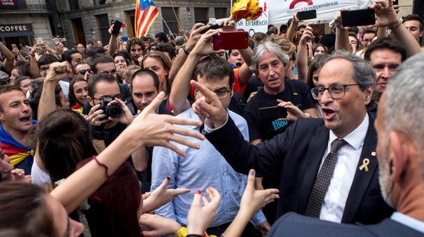 Uno de los CDR encarcelados revela que Torra les iba a ayudar a tomar el Parlament