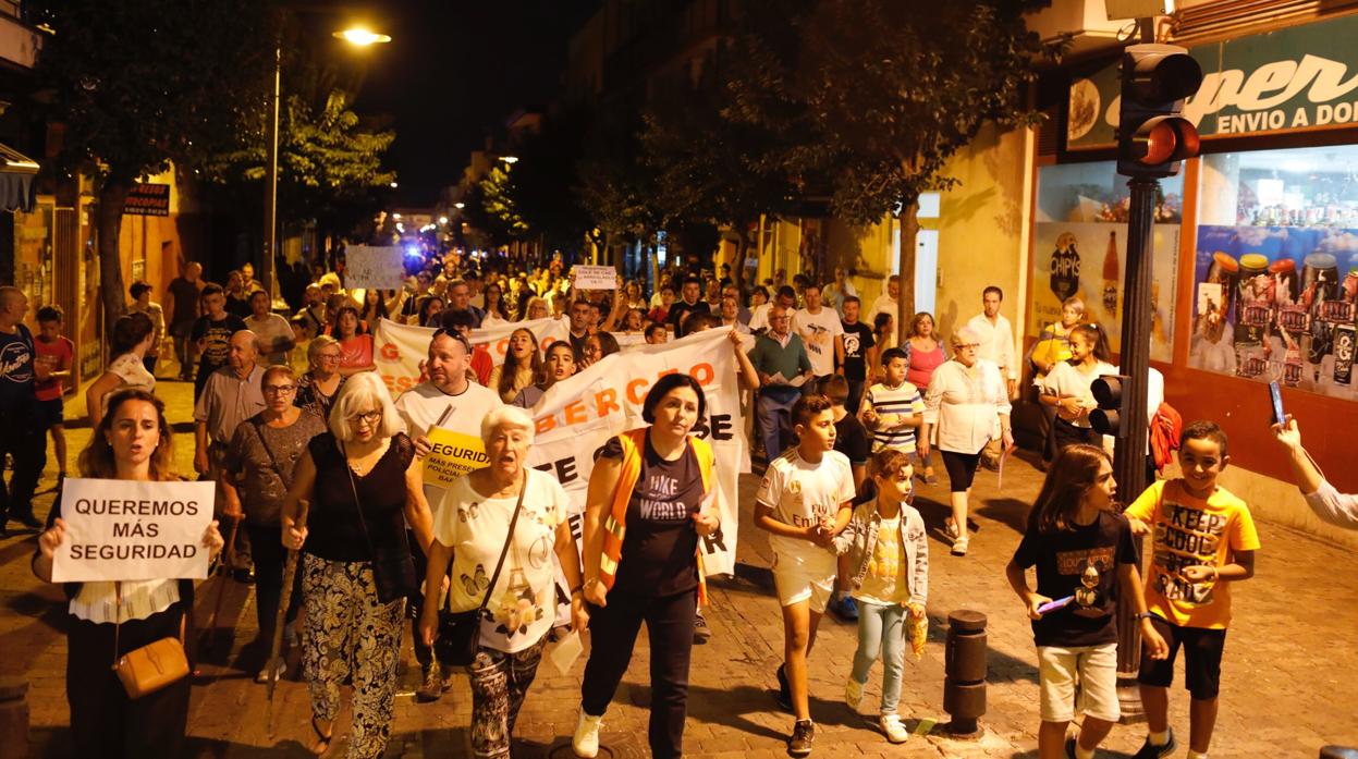 Los manifestantes, ayer, durante un tramo de la protesta