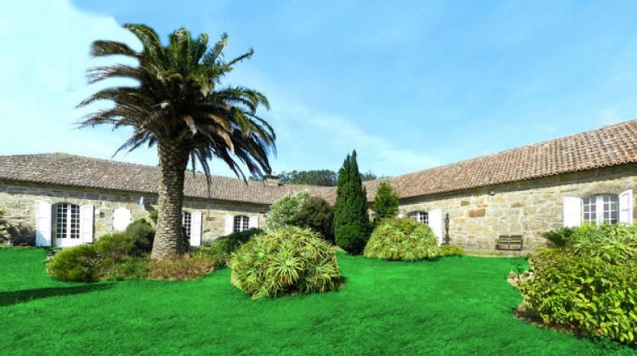 Vista de una de las plantas de un castillo en venta en La Coruña