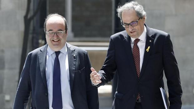 El Gobierno de Torra celebra la «seriedad» y el «rigor» del PSC y celebra que no se sume a la moción