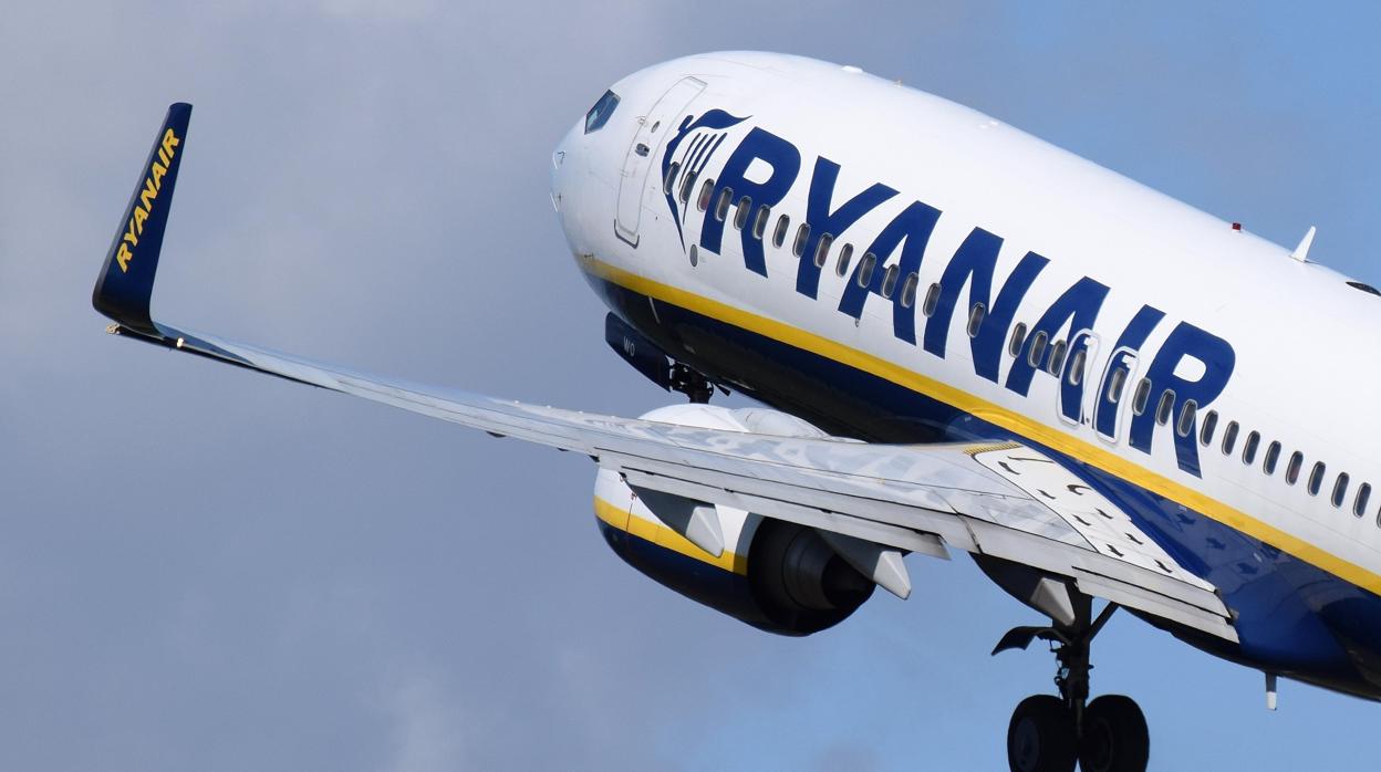 Un avión de Ryanair