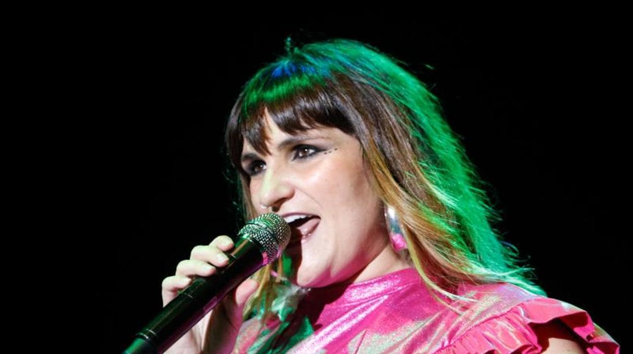 La cantante Rozalén, en un concierto este verano