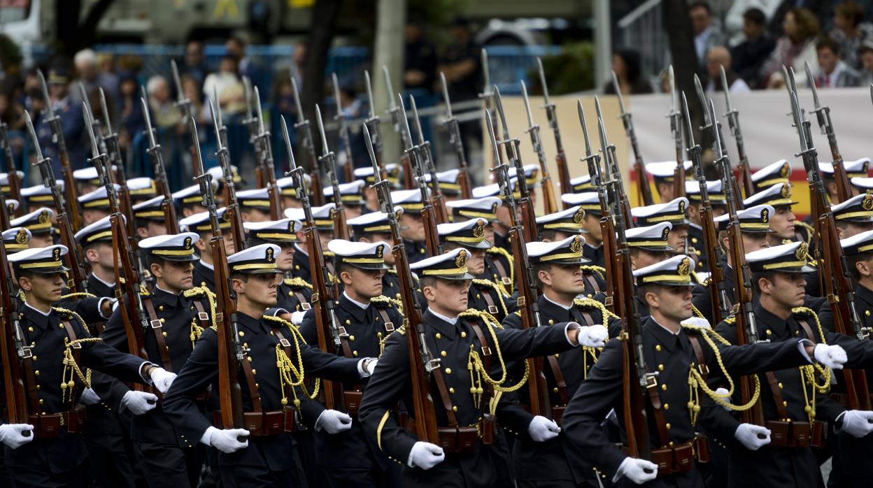 El desfile de las Fuerzas Armadas en Madrid, el 12 de octubre de 2018