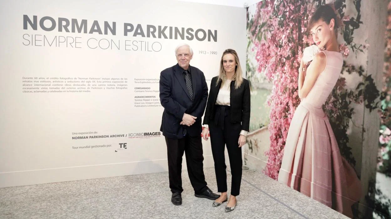 Presentación de la exposición «Norman Parkinson: siempre con estilo», ayer en La Coruña