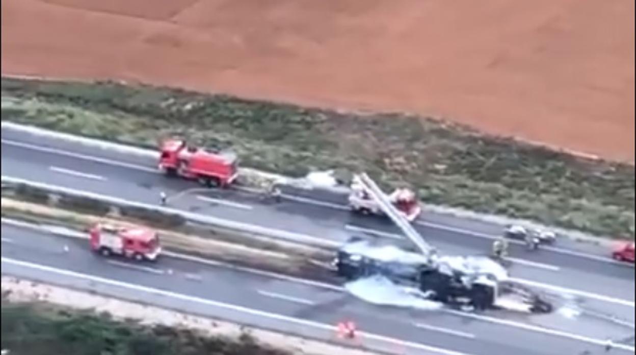 Accidente del camión