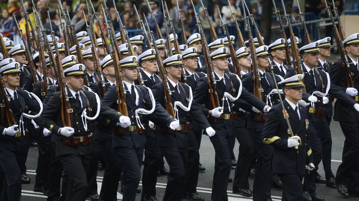 Desfile de las Fuerzas Armadas del 12 de octubre, el año pasado