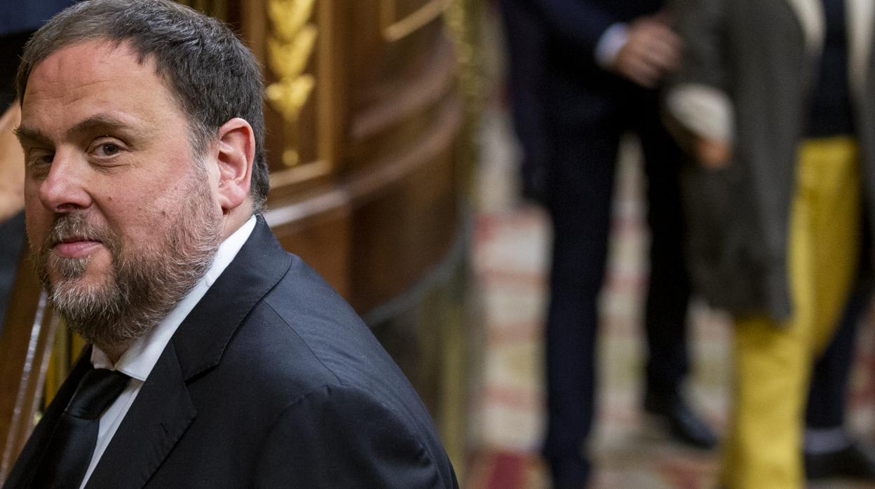 Oriol Junqueras, en el Congreso