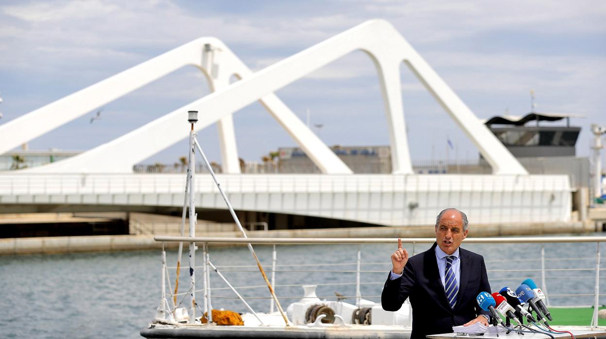 Imagen de archivo de Francisco Camps durante una rueda de prensa