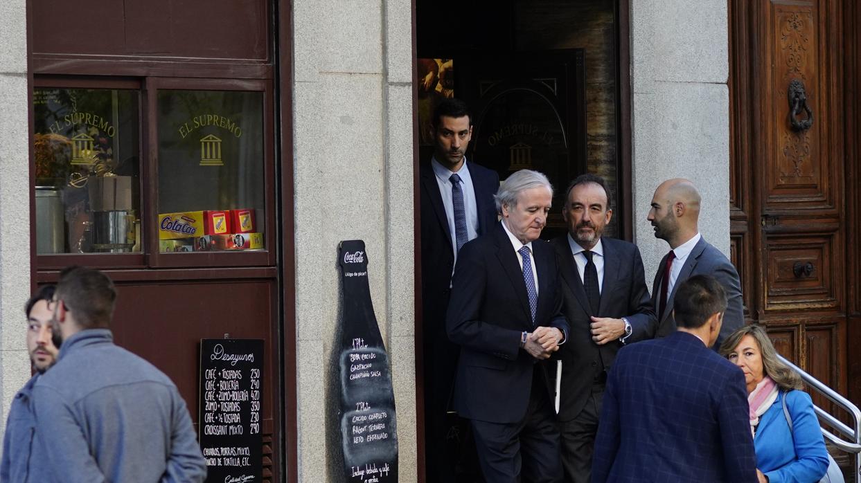 Manuel Marchena, junto al juez Juan Ramón Berdugo, antes de ir al CGPJ