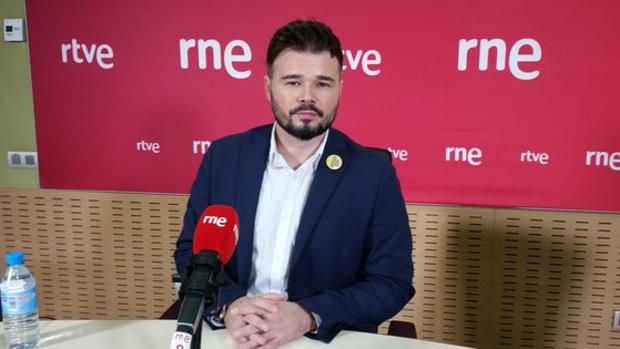 Rufián cuestiona la tesis de los infiltrados de Torra: «Son los de siempre y son de aquí»