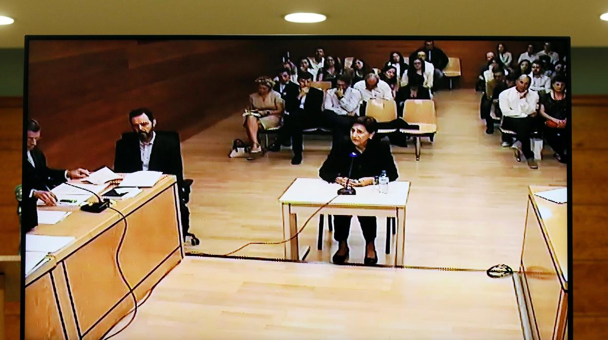 Imagen de la sesión de este jueves del juicio