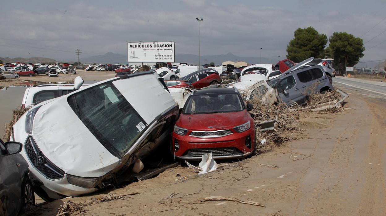 Imagen de los efectos de la DANA del pasado mes de septiembre en Orihuela