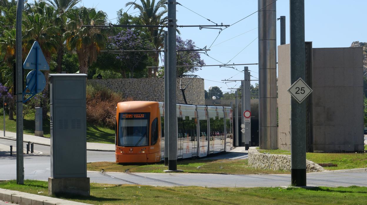 Imagen de archivo de una de las unidades del Tram