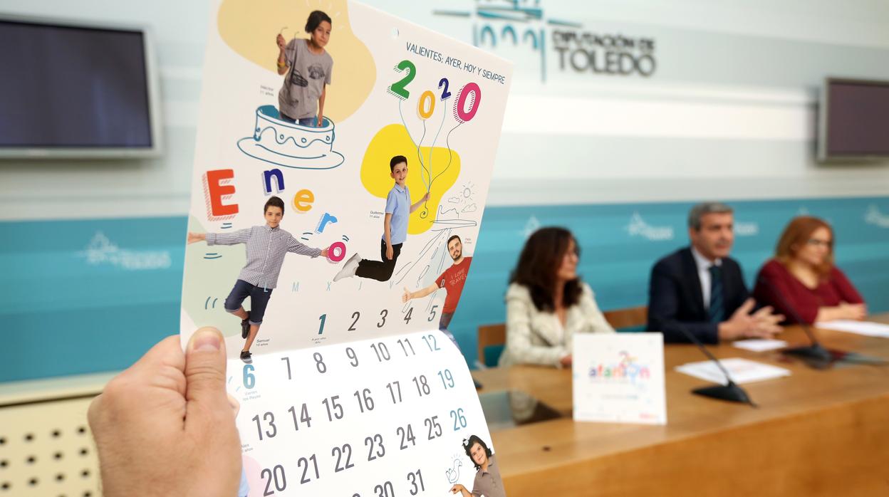 La asociación de niños con cáncer presenta su calendario solidario 2020