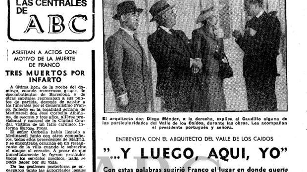 El día que Franco pidió estar enterrado en el Valle de los Caídos: «Y luego, aquí, yo»