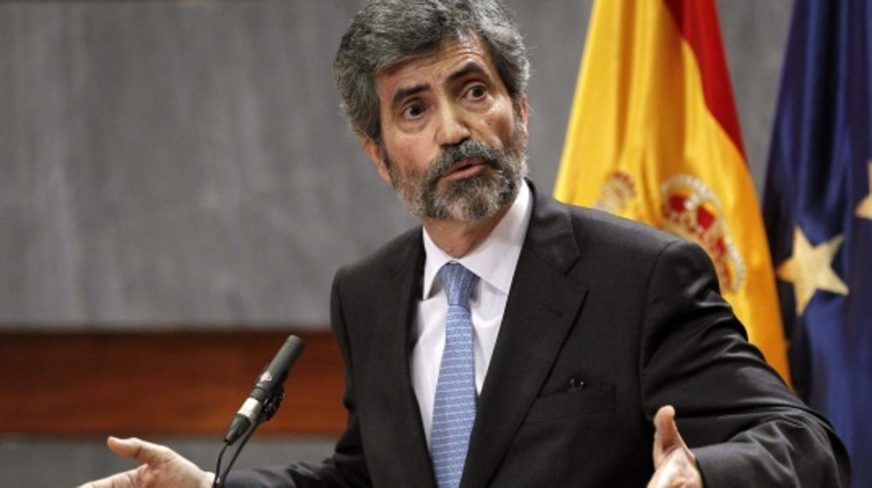 El presidente del Tribunal Suporemo y del CGPJ, Carlos Lesmes, en una imagen de archivo