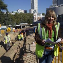 Esther Andreu, directora de la excavación