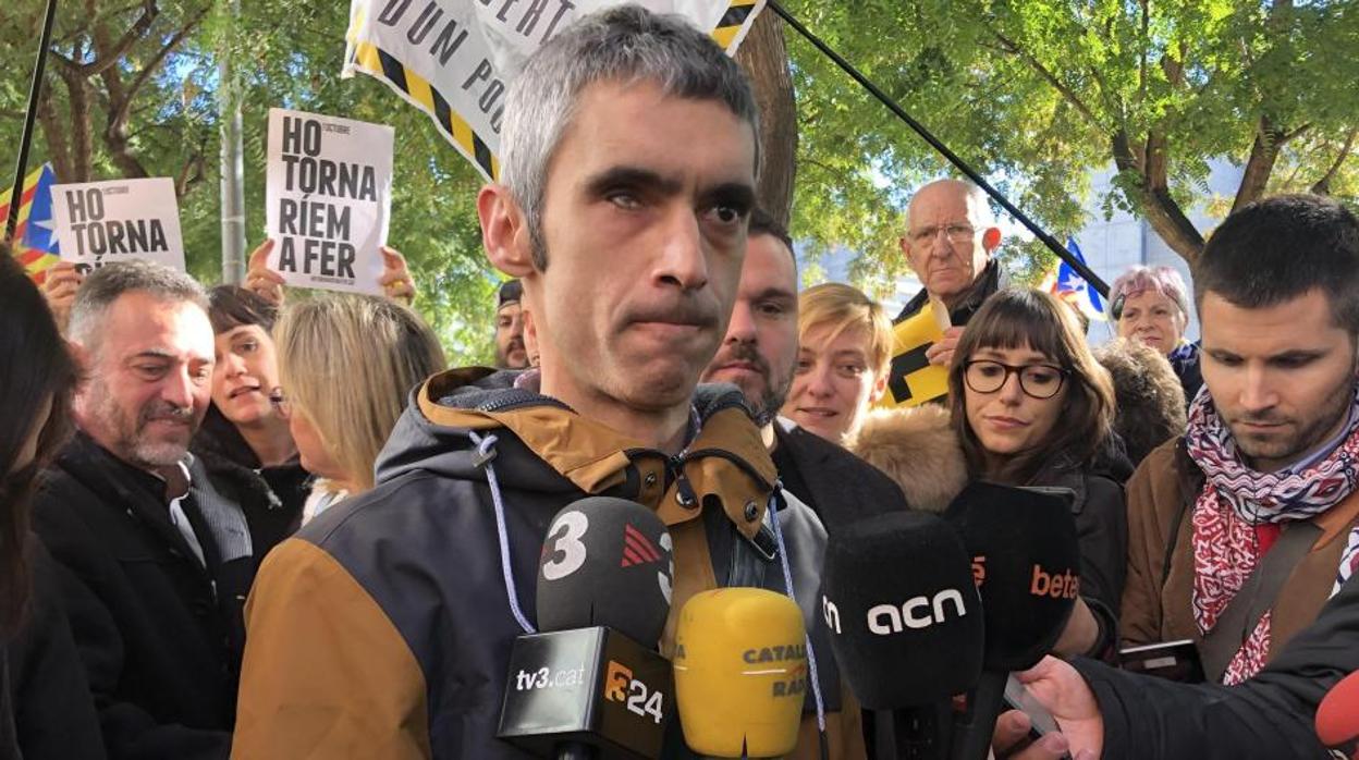 Roger Español, en su presentación como candidato