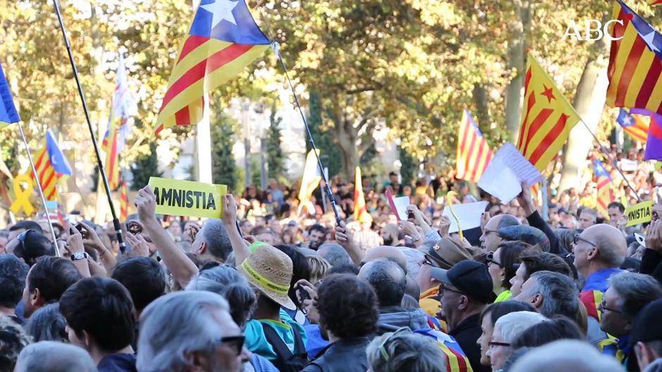 ABC se adentra en la manifestación independentista