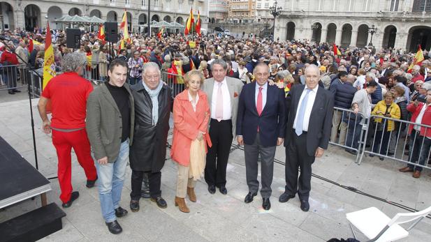 La Coruña se moviliza por la unidad de España