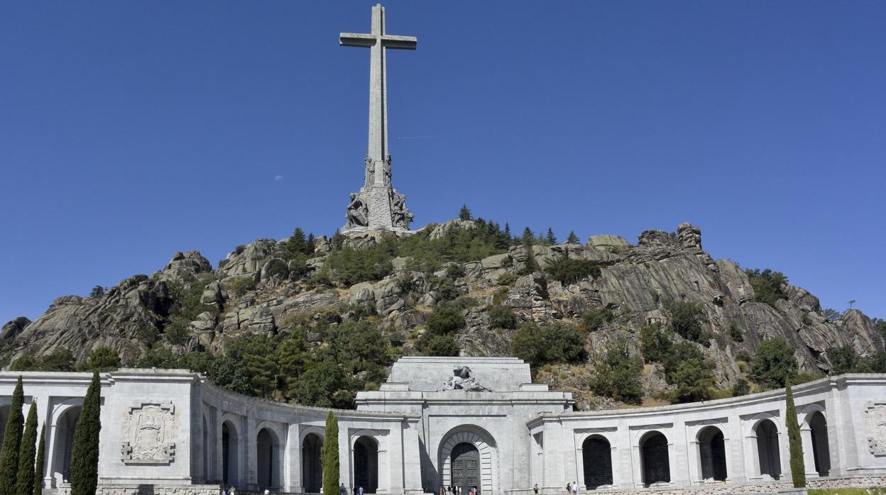 El Valle de los Caídos, donde el jueves fueron exhumados los restos de Francisco Franco