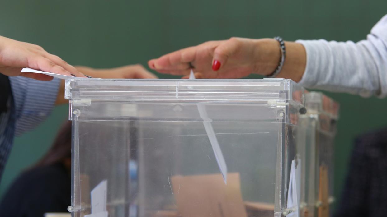 Imagen de archivo de las pasadas elecciones generales en Valladolid