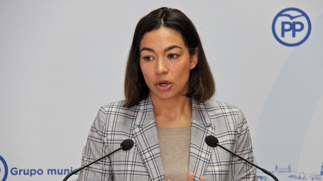 Claudia Alonso, portavoz del PP en el Ayuntamiento de Toledo