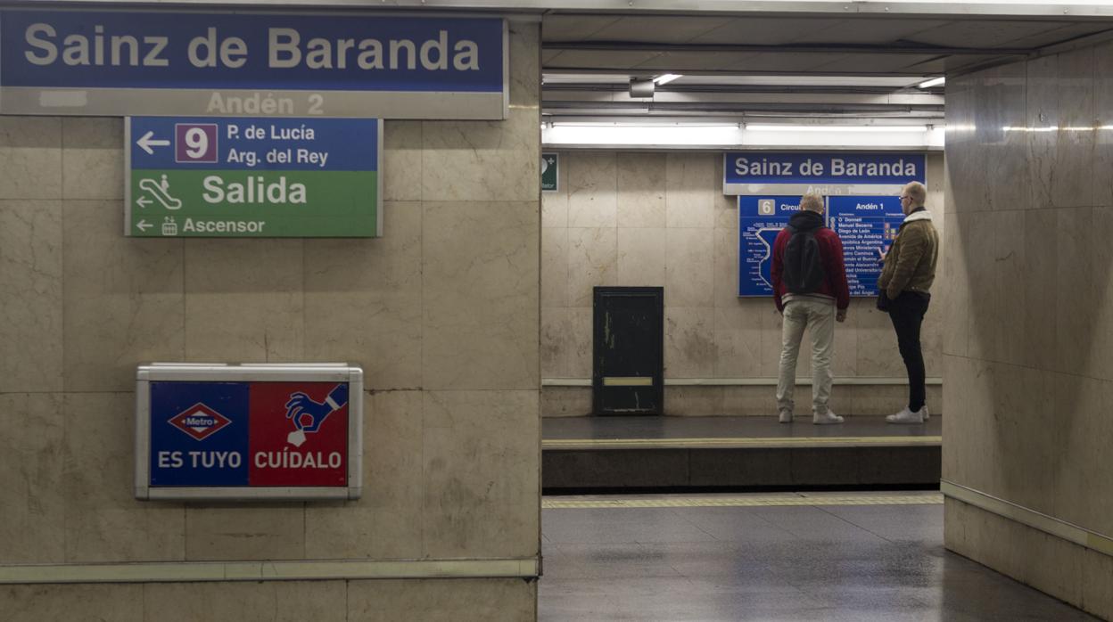 La estación de Metro de Sainz de Baranda