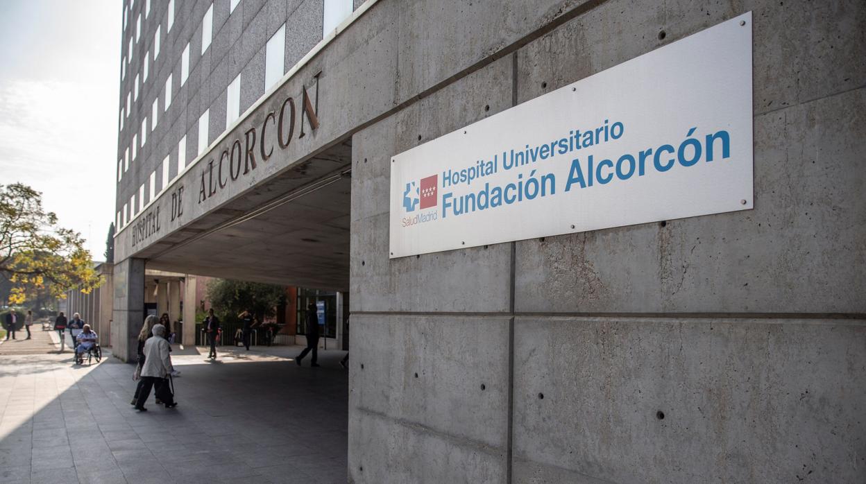 Entrada principal del Hospital Universitario Fundación de Alcorcón