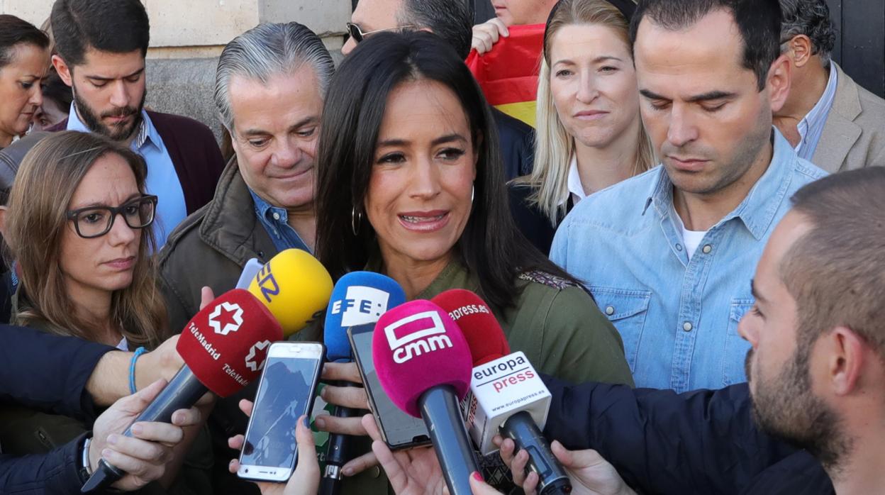 La vicealcaldesa de Madrid, Begoña Villacis, el pasado domingo