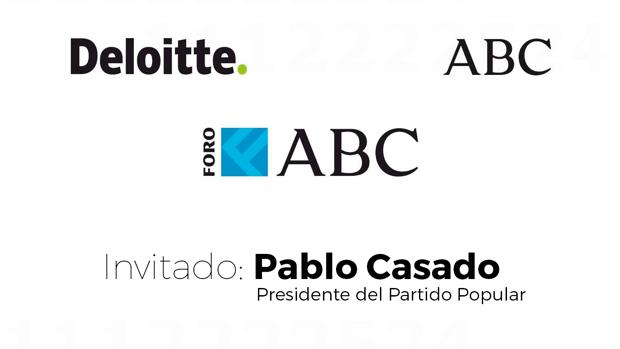 Sigue en vídeo el Foro ABC con Pablo Casado