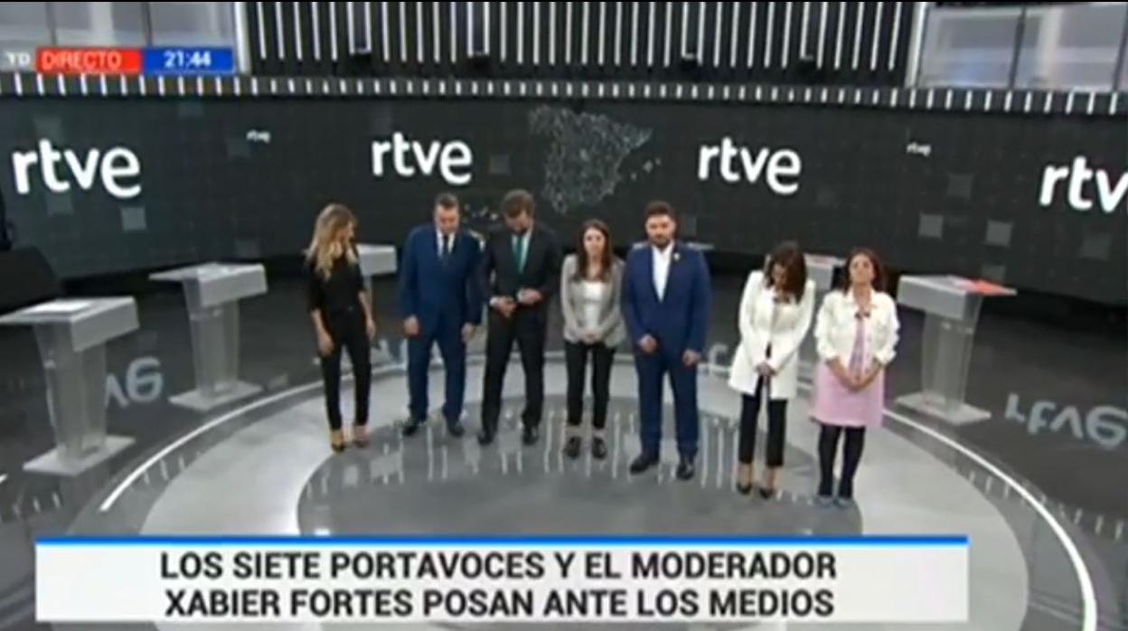 El debate electoral con los portavoces parlamentarios de los partidos, en directo